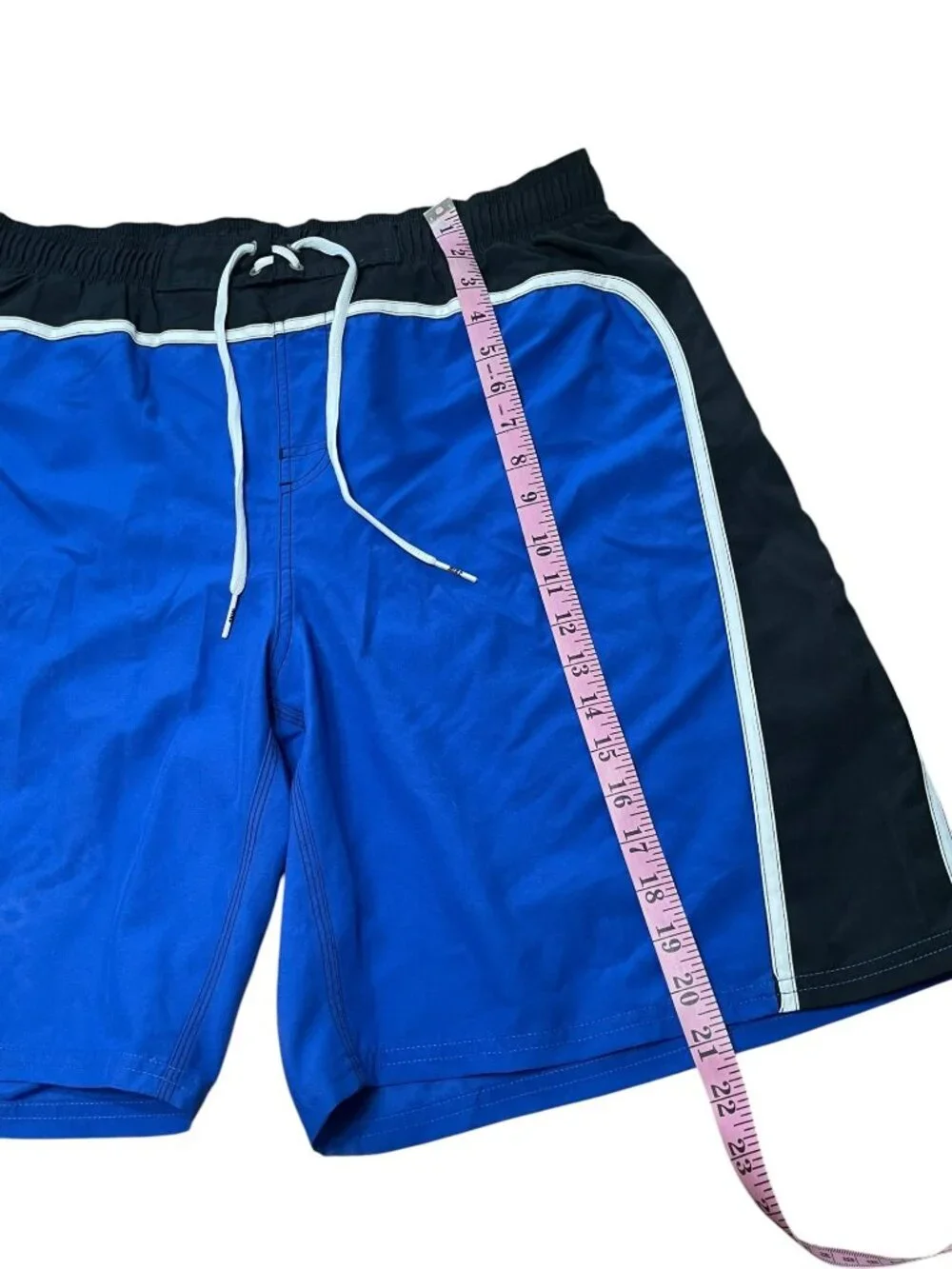 Nike Men's Blue & Black Swim Shorts W/ Inner Liner Size 36